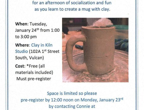 Free Pottery Session for Seniors