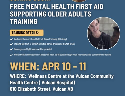 Free Mental Health First Aid Supporting Older Adults Training